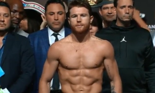 Озвучен результат финального взвешивания «Канело» перед боем с Головкиным