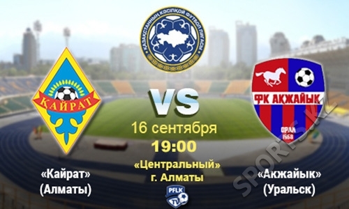 «Кайрат» — «Акжайык». По диагонали