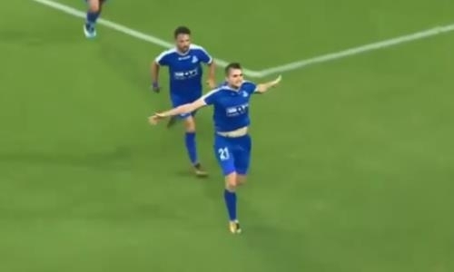 Казахстанский футболист показал видео гола ударом через себя в чемпионате Израиля