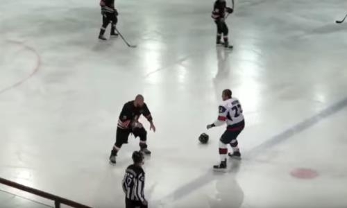 Бросавший вызов Рыспаеву хоккеист устроил эпичную драку в матче чемпионата Казахстана