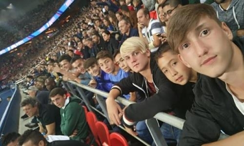 На игре клуба «Пари-Сен-Жермен» побывали воспитанники детдома Семея