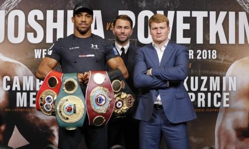 Где казахстанцам смотреть прямую трансляцию боя Джошуа — Поветкин