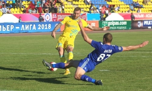 Щеткин — лучший игрок «Астаны» в матче с «Акжайыком»
