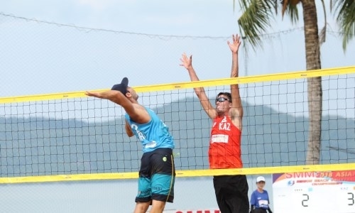 Казахстанцы принимают участие в азиатском турнире по пляжному волейболу