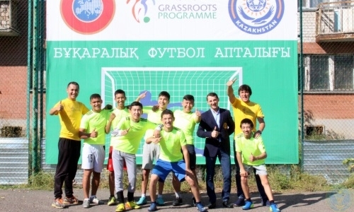 В Астане прошла Неделя массового футбола УЕФА