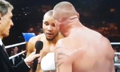 Несостоявшийся соперник Головкина устроил перепалку с соперником после досрочной победы