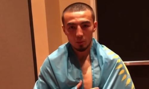 Казахстанский боксер сделал заявление после восьмой победы в профи