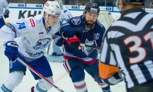 Фоторепортаж с матча КХЛ «Нефтехимик» — «Барыс» 1:6