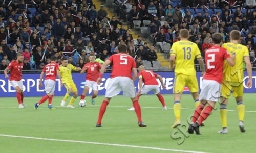 Фоторепортаж матча Лиги наций Казахстан — Грузия 0:2