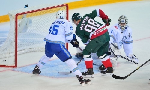 Фоторепортаж с матча КХЛ «Ак Барс» — «Барыс» 4:3