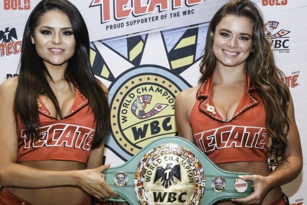 Появились пикантные фото горячих ринг-гёрлз второго боя Головкин — «Канело»