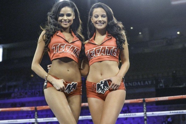 Появились пикантные фото горячих ринг-гёрлз второго боя Головкин — «Канело»