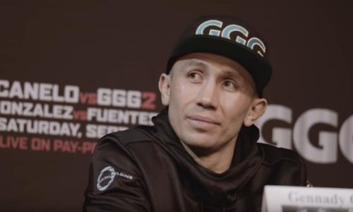 Видеосюжет о финальной пресс-конференции второго боя Головкин — «Канело»