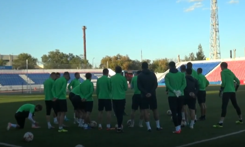 Видео предыгровой тренировки «Кызыл-Жара СК» в Павлодаре