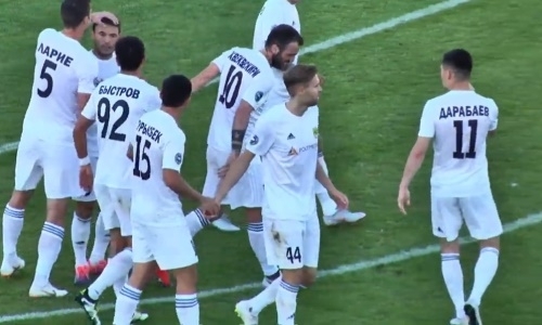 Видео гола Квеквескири матча Премьер-Лиги «Тобол» — «Жетысу»