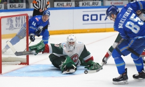 Фоторепортаж с матча КХЛ «Барыс» — «Ак Барс» 4:3 Б