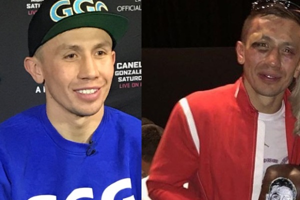 Фото лица Головкина до и после второго боя с «Канело»