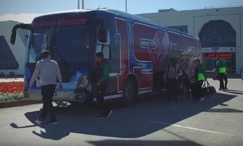 Видео прибытия «Тобола» в Актобе