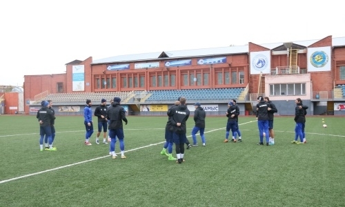 Фоторепортаж с предыгровой тренировки «Окжетпеса»