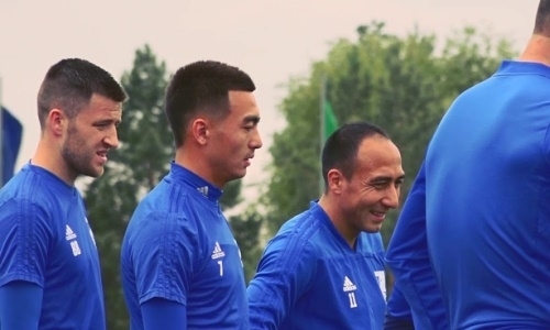 Видео предыгровой тренировки «Жетысу»