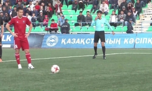 Видео гола Тагыбергена матча Премьер-Лиги «Кайсар» — «Шахтер»