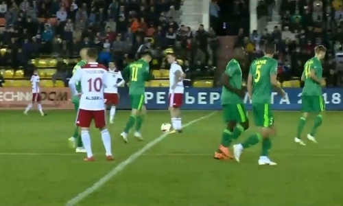 Видео гола Турысбека матча Премьер-Лиги «Актобе» — «Тобол»