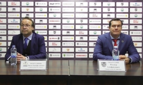 Видео послематчевой пресс-конференции игры ВХЛ «Торпедо» — «Нефтяник» 3:2 Б