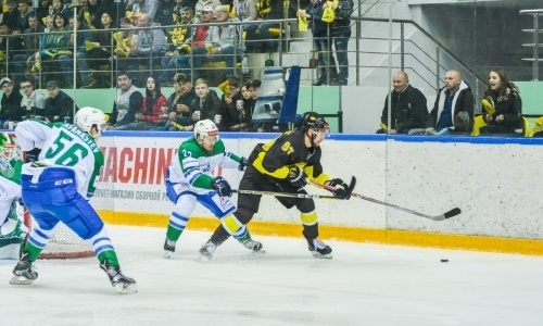 Фоторепортаж с матча ВХЛ «Сарыарка» — «Нефтяник» 2:3 ОТ