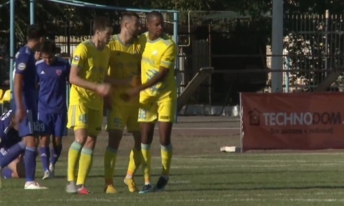 Видео гола Щеткина матча Премьер-Лиги «Акжайык» — «Астана»