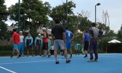 Видео с тренировки «Astana Arlans» в Китае перед финалом WSB