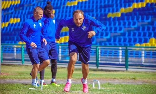 Фоторепортаж с предыгровой тренировки «Жетысу»