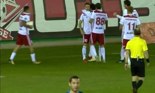 Видео гола Пиззелли матча Премьер-Лиги «Актобе» — «Иртыш»