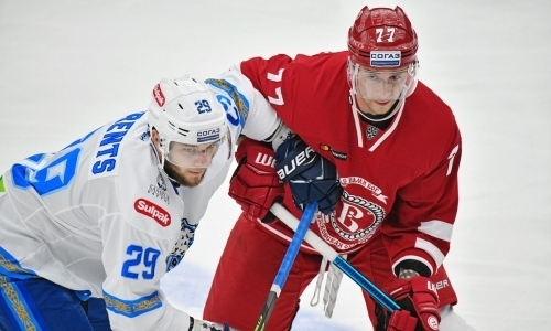 Фоторепортаж с матча КХЛ «Витязь» — «Барыс» 3:4 Б