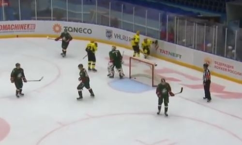 Видеообзор матча ВХЛ «Барс» — «Сарыарка» 4:3