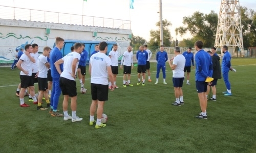 Фоторепортаж с тренировки «Окжетпеса»