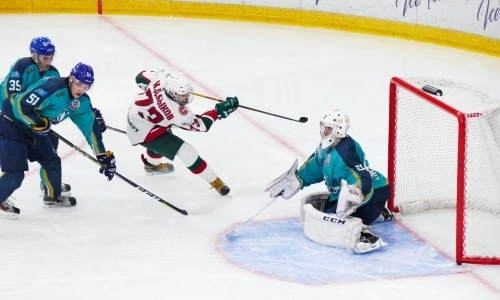 Фоторепортаж с матча МХЛ «Алтай» — «Ирбис» 3:1