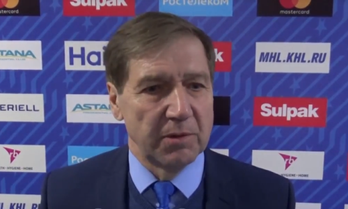 Видео послематчевой пресс-конференции игр МХЛ «Снежные Барсы» — «Ладья» 2:3 ОТ, 7:2