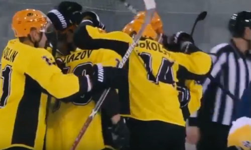 Видеообзор матча ВХЛ «Дизель» — «Сарыарка» 2:5