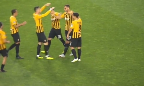 Видео гола Эппеля матча Премьер-Лиги «Кайрат» — «Актобе»