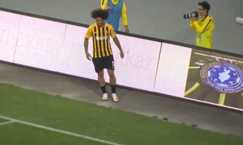 Видео второго гола Исаэля матча Премьер-Лиги «Кайрат» — «Актобе»