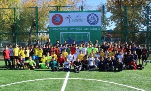 Карагандинцы поддержали Неделю массового футбола УЕФА