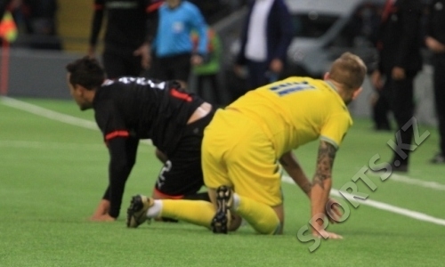 Завершился первый тайм матча Лиги Европы «Астана» — «Ренн»