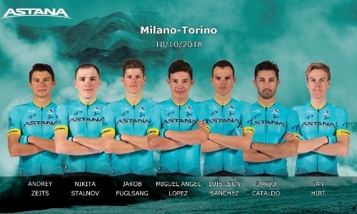 «Астана» объявила состав на «Милан — Турин»
