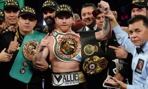 Объявлена дата церемонии вручения «Канело» выигранного им у Головкина пояса