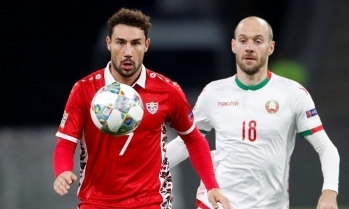 Полузащитник «Астаны» сыграл за сборную Беларуси