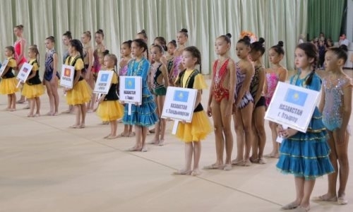 В Алматы прошел международный турнир по художественной гимнастике