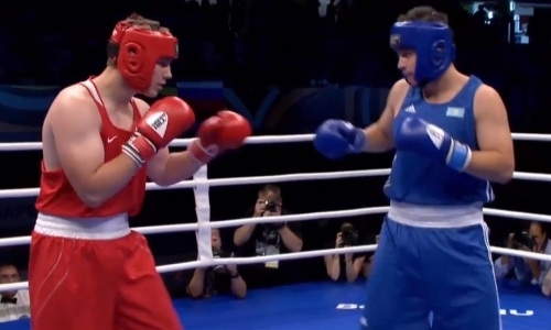 Видео финала ЮОИ по боксу, в котором казахстанский супертяж уступил чемпиону мира