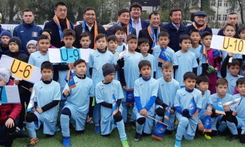 В Алматы состоялось открытие футбольного центра «Жас Кыран»