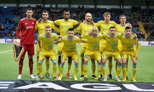 Объявлен состав «Астаны» на матч Лиги Европы с «Яблонцем»