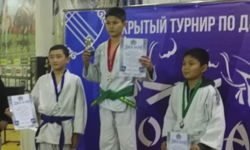 Юные степногорцы завоевали 9 наград на республиканском турнире по дзюдо